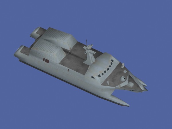 3d model houbei class missile boat - Houbei class missile boat (Type 22) FAC... by FangioDesign