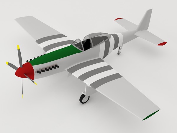 p51 fighter 3d 3ds - p51 by luledesign