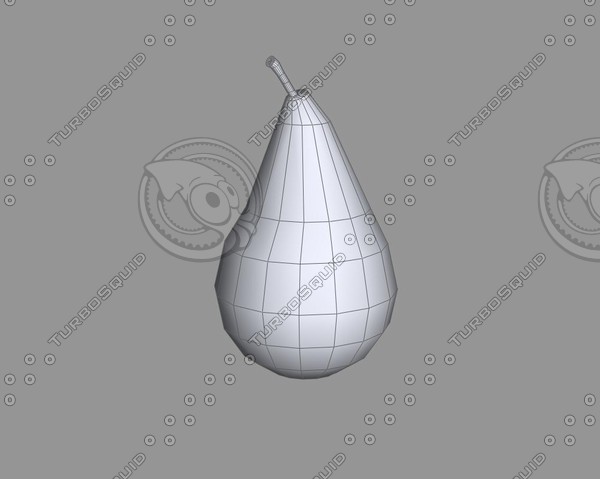 3d fruit orange apple model - fruit by byrz