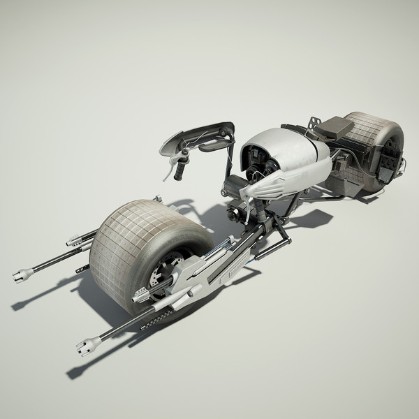 dark bike 3ds - Batpod by Render Steel