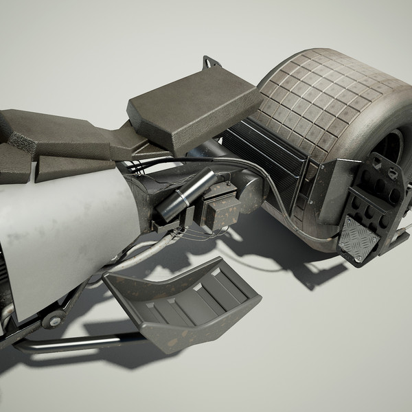dark bike 3ds - Batpod by Render Steel