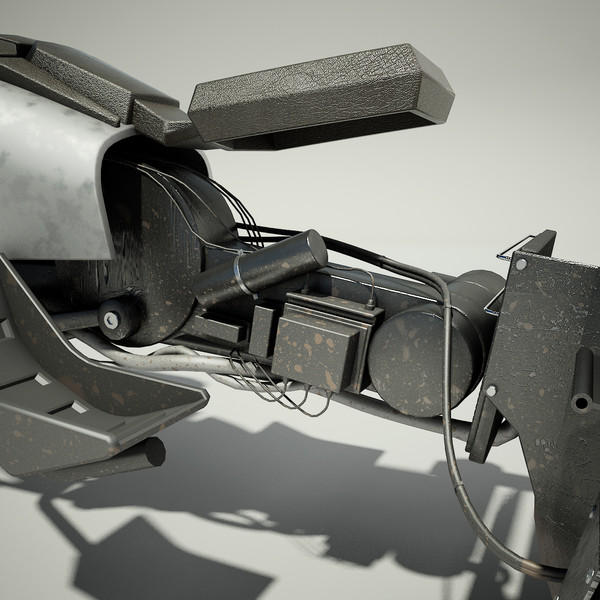 dark bike 3ds - Batpod by Render Steel