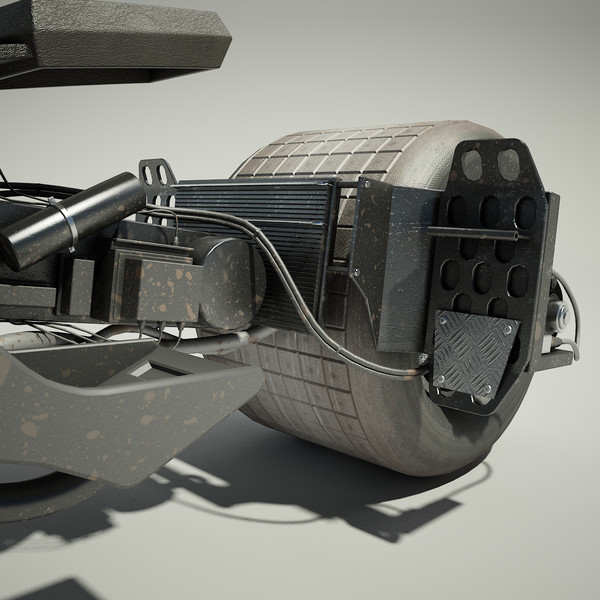 dark bike 3ds - Batpod by Render Steel