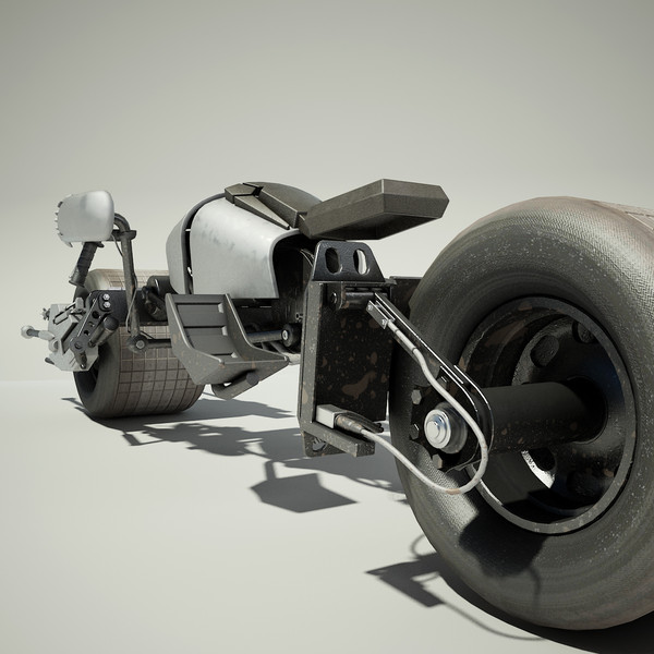 dark bike 3ds - Batpod by Render Steel