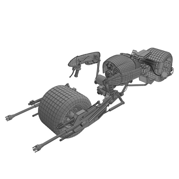 dark bike 3ds - Batpod by Render Steel