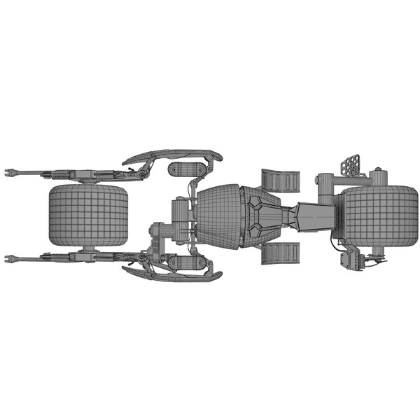 dark bike 3ds - Batpod by Render Steel