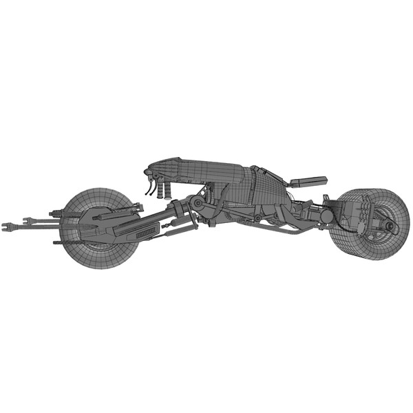 dark bike 3ds - Batpod by Render Steel