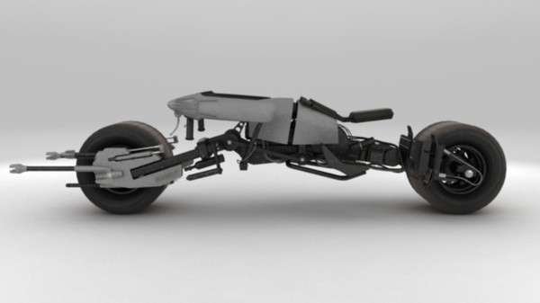 dark bike 3ds - Batpod by Render Steel