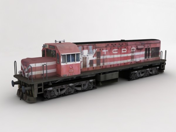 3d tcdd railways u20c ge model - DE21505 (GE-U20C) by Mertcan0403