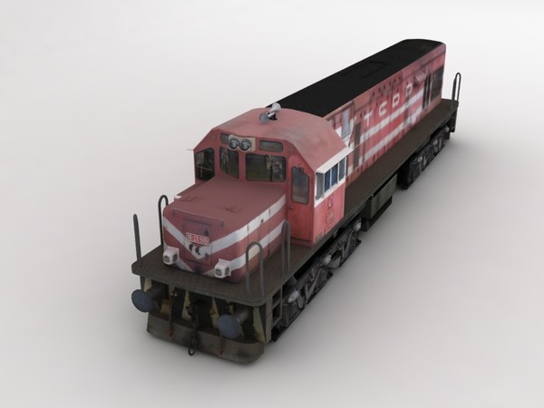 3d tcdd railways u20c ge model - DE21505 (GE-U20C) by Mertcan0403