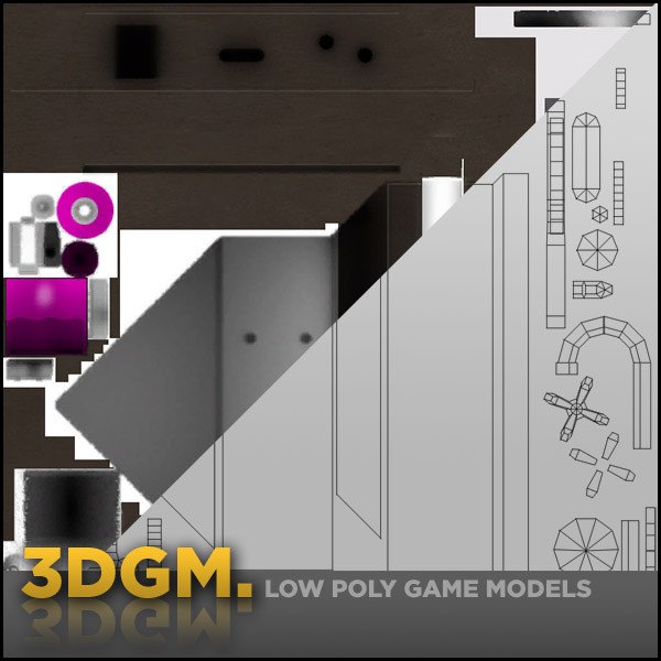 3d modern bath model - bath modern 3DGM by 3D Game Models