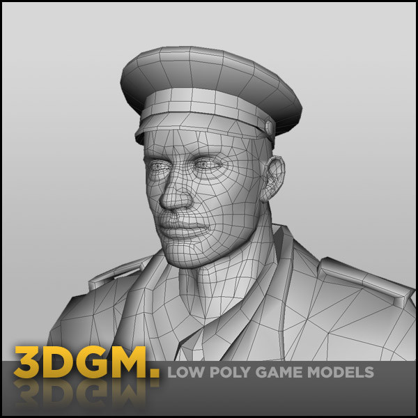 3d policeman real time model - Police dutch 3DGM by 3D Game Models
