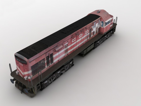 3d tcdd railways u20c ge model - DE21505 (GE-U20C) by Mertcan0403