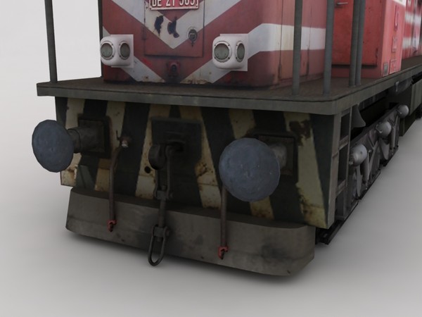 3d tcdd railways u20c ge model - DE21505 (GE-U20C) by Mertcan0403
