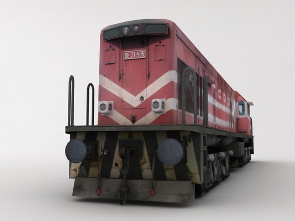 3d tcdd railways u20c ge model - DE21505 (GE-U20C) by Mertcan0403