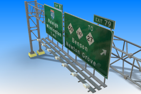 3ds highway signs - Highway Signs... by stoplight96