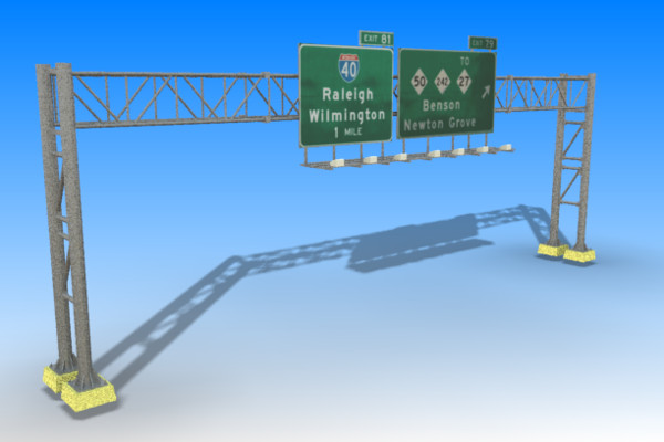 3ds highway signs - Highway Signs... by stoplight96