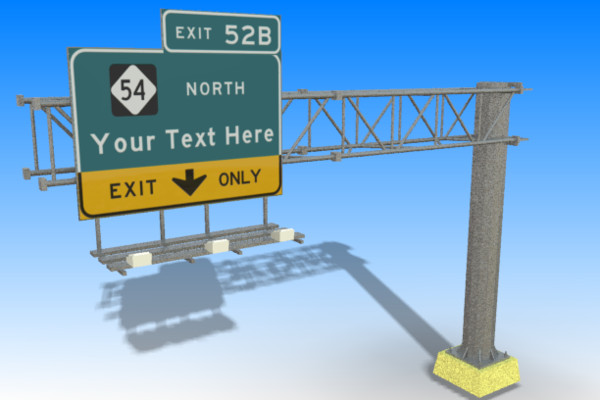 3ds highway signs - Highway Signs... by stoplight96