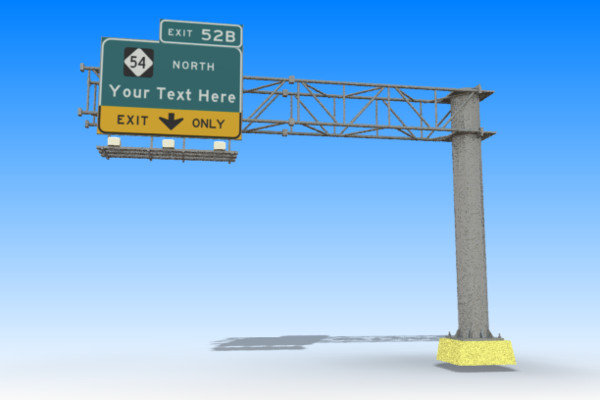 3ds highway signs - Highway Signs... by stoplight96