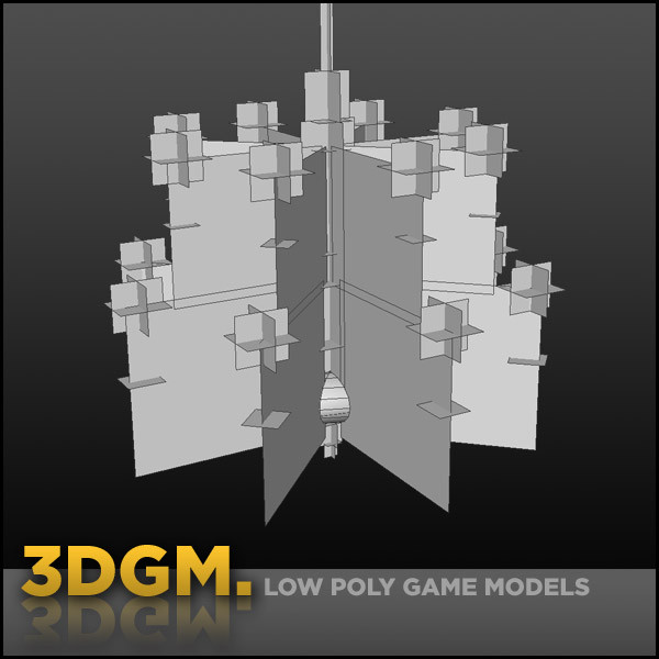 3d model chandelier perfect real - Chandelier 3DGM by 3D Game Models