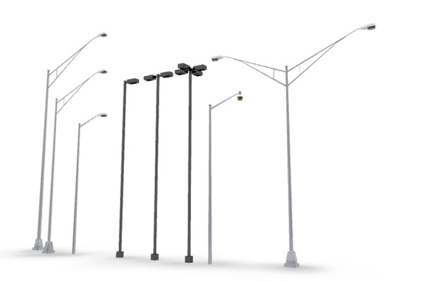 3d model street lights - Street Lights... by stoplight96