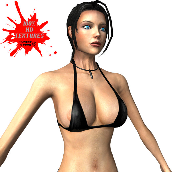woman lady 3d max - Elexis by hunterkrech
