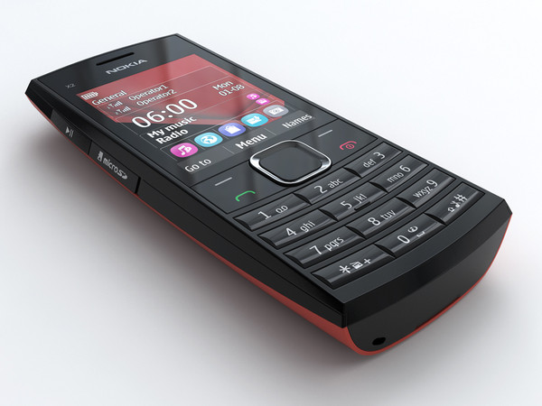 nokia x2-02 3d 3ds - Nokia X2-02 by cgmobile02