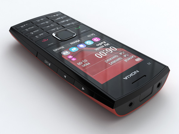 nokia x2-02 3d 3ds - Nokia X2-02 by cgmobile02