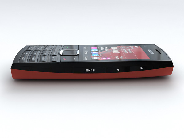 nokia x2-02 3d 3ds - Nokia X2-02 by cgmobile02