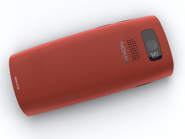 nokia x2-02 3d 3ds - Nokia X2-02 by cgmobile02