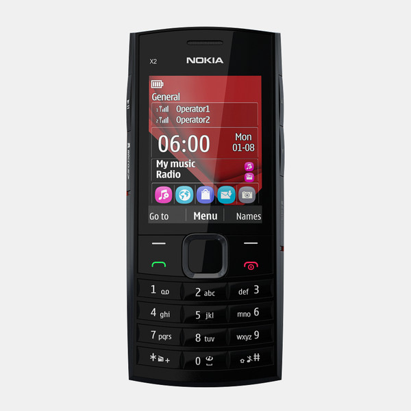 nokia x2-02 3d 3ds - Nokia X2-02 by cgmobile02