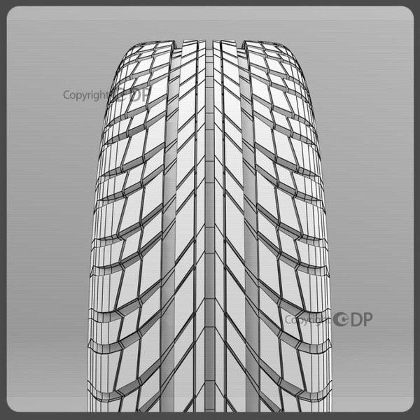 rim tyre tire 3d 3ds - Tyre by SanjeewaDP