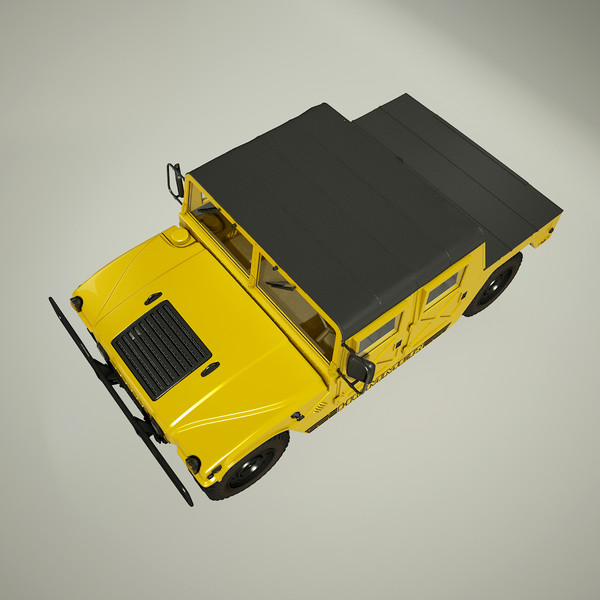 hummer h1 3d model - Hummer H1 by Render Steel