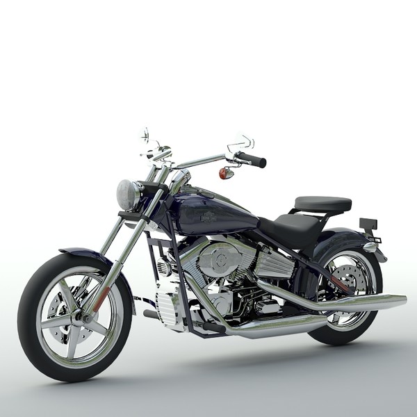 harley davidson rocker 3d model - Harley Davidson Rocker by Sandu_Bublic