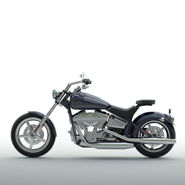 harley davidson rocker 3d model - Harley Davidson Rocker by Sandu_Bublic