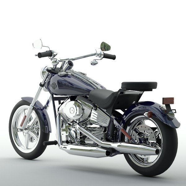 harley davidson rocker 3d model - Harley Davidson Rocker by Sandu_Bublic
