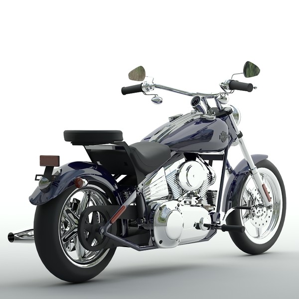 harley davidson rocker 3d model - Harley Davidson Rocker by Sandu_Bublic