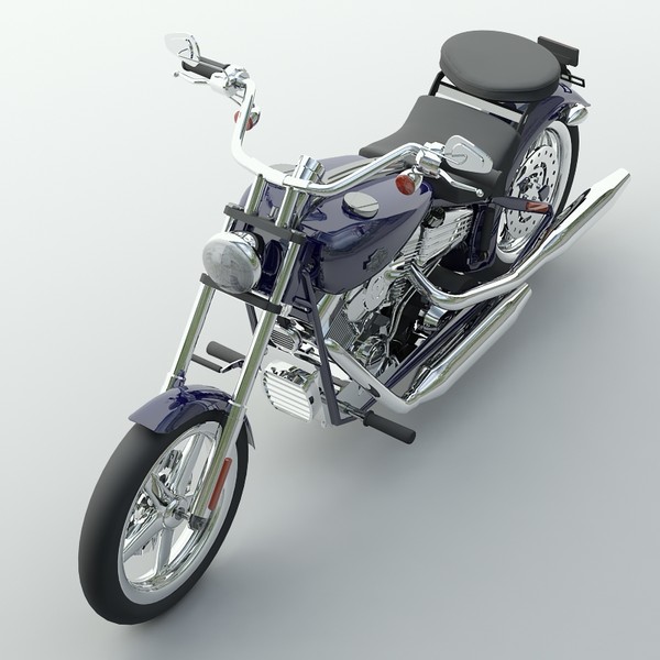 harley davidson rocker 3d model - Harley Davidson Rocker by Sandu_Bublic