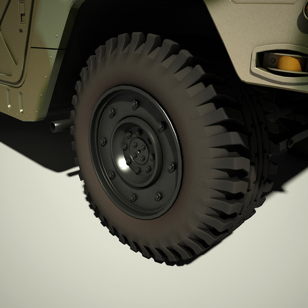 3d hummer h1 military model - Hummer H1 Military by Render Steel