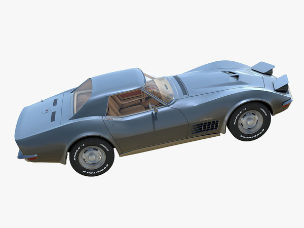 chevrolet c3 corvette zr1 max - Chevrolet Corvette Stingray C3 (1971) by TiRex3D