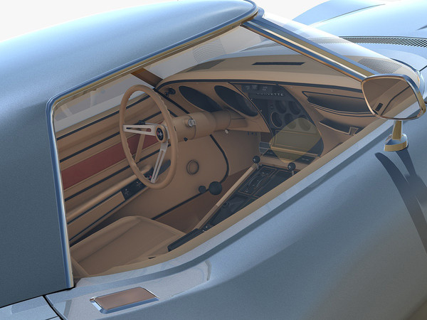 chevrolet c3 corvette zr1 max - Chevrolet Corvette Stingray C3 (1971) by TiRex3D