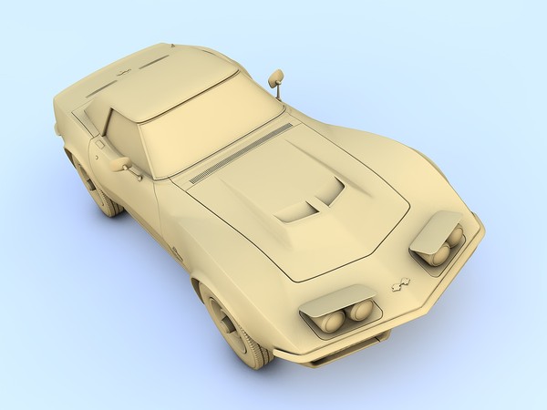 chevrolet c3 corvette zr1 max - Chevrolet Corvette Stingray C3 (1971) by TiRex3D