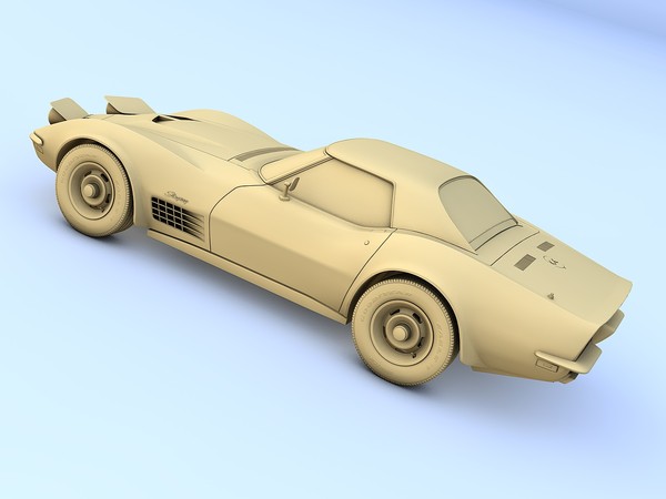 chevrolet c3 corvette zr1 max - Chevrolet Corvette Stingray C3 (1971) by TiRex3D