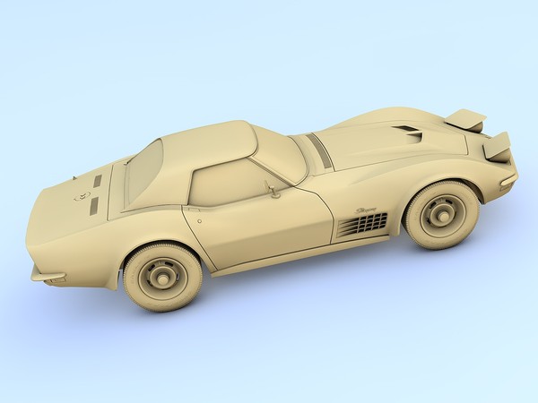chevrolet c3 corvette zr1 max - Chevrolet Corvette Stingray C3 (1971) by TiRex3D