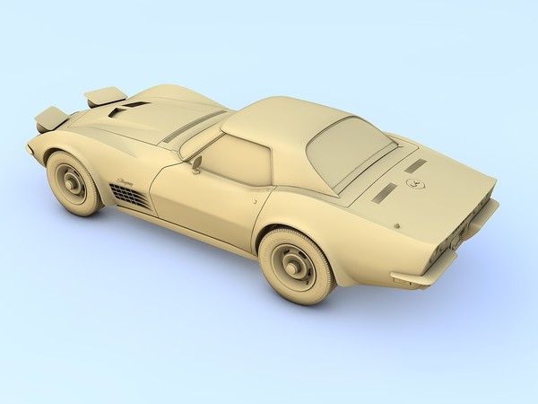 chevrolet c3 corvette zr1 max - Chevrolet Corvette Stingray C3 (1971) by TiRex3D