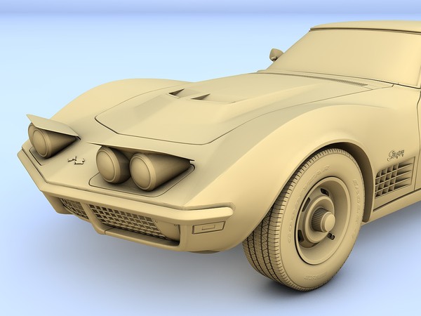 chevrolet c3 corvette zr1 max - Chevrolet Corvette Stingray C3 (1971) by TiRex3D