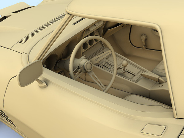 chevrolet c3 corvette zr1 max - Chevrolet Corvette Stingray C3 (1971) by TiRex3D