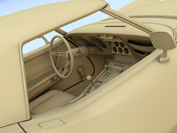 chevrolet c3 corvette zr1 max - Chevrolet Corvette Stingray C3 (1971) by TiRex3D