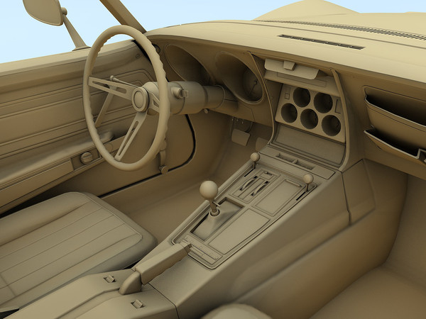 chevrolet c3 corvette zr1 max - Chevrolet Corvette Stingray C3 (1971) by TiRex3D