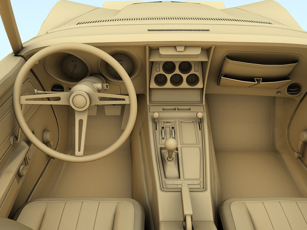 chevrolet c3 corvette zr1 max - Chevrolet Corvette Stingray C3 (1971) by TiRex3D